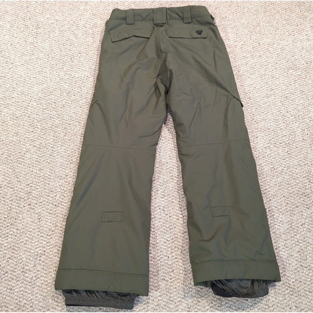 Burton The White Collection Dryride Snowboard Pants Womens XL Green Ski Winter